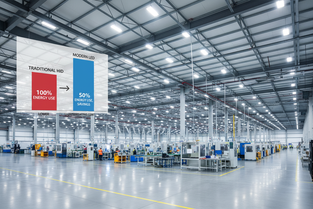 Endüstriyel LED aydınlatma — fabrika, depo ve sanayi için profesyonel çözümler