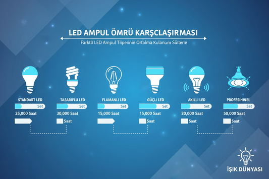 LED Ampül Kaç Saat Dayanır? (Çoğu Kişinin Bilmediği Gerçek Ömür) 2026