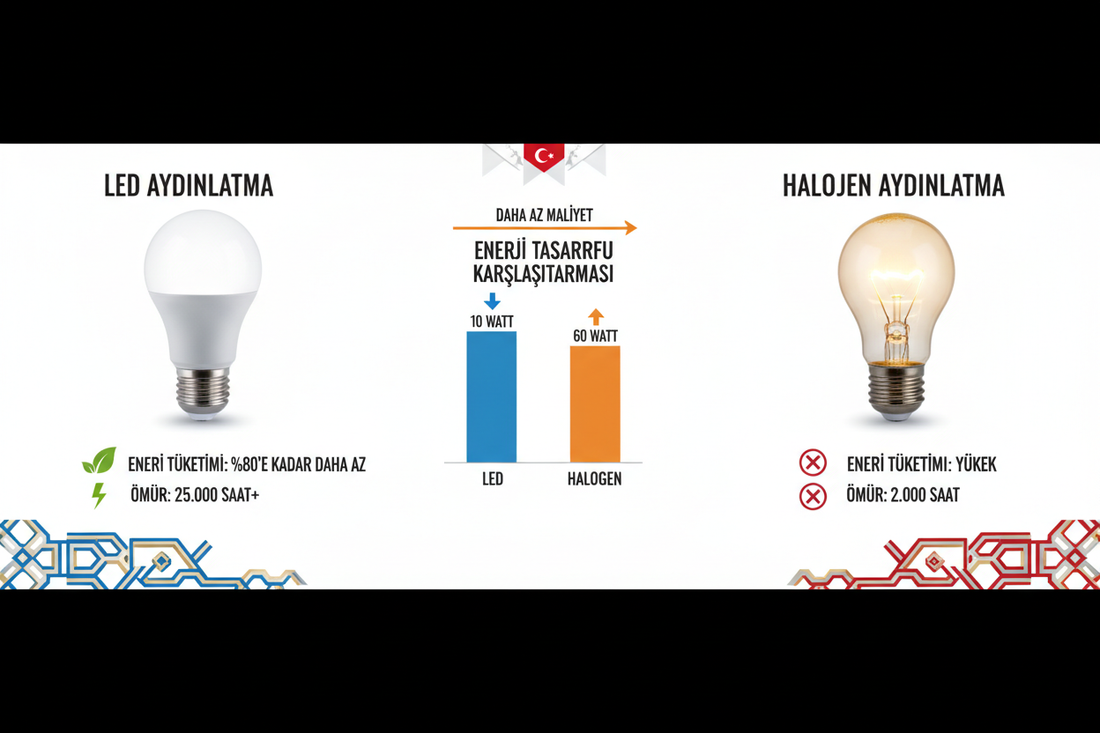 LED mi Halojen mi? Farkları, Avantajları ve Doğru Seçim Rehberi (2026 Güncel)