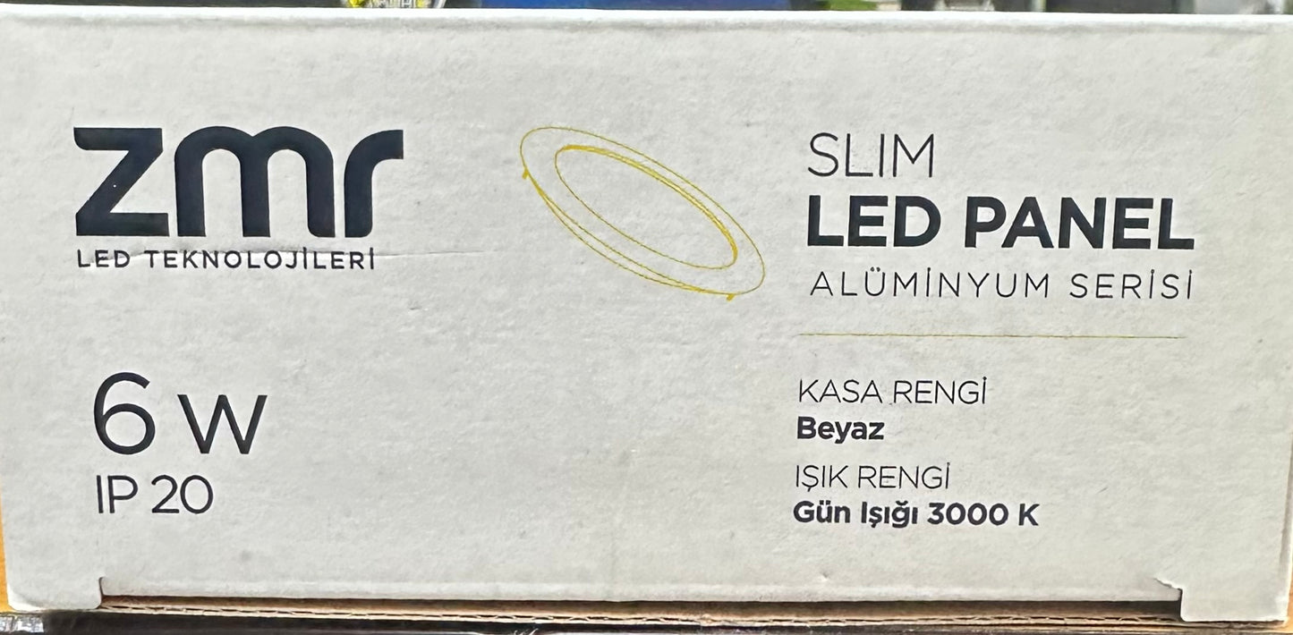 Enerji Aydınlatma 6W LED Spot Armatür with adjustable head, modern white finish, ideal for accent lighting in residential or commercial spaces.