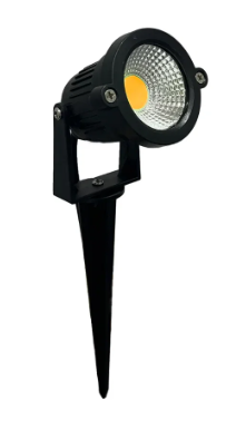 7W Kazıklı Bahçe Spot Armatürü COB LED - Ön Görünüm